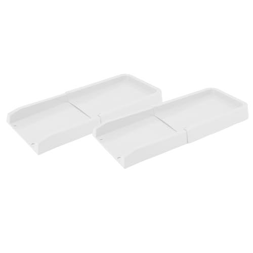 HUSHUI Regenrinne Downspout Erweiterung Wettersicher PP Regenrinne Downspout Splash Block für Outdoor (Weiß) von HUSHUI