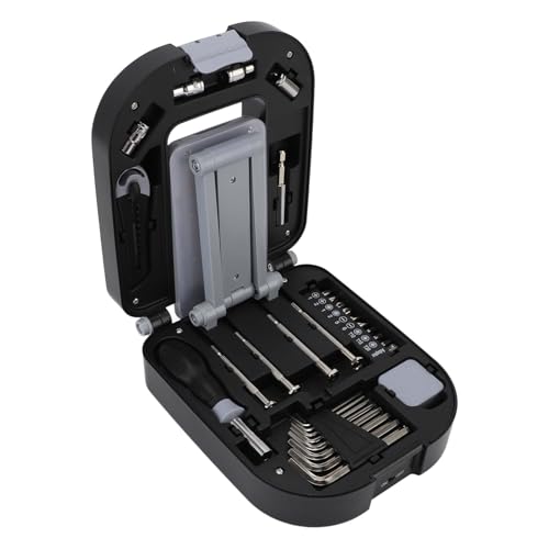 HUSHUI Schreibtischlampe und Reparaturwerkzeugkit Faltbare Tischlampe Präzise Schraubendreher -Hexenschlüssel Steckdosen Bits Art Cutter Band Maßnahme HUSHUI Schreibtischlampe und Reparaturwerkzeugkit Faltbare Tischlampe Präzise Schraubendreher -Hexenschlüssel Steckdosen Bits Art Cutter Band Maßnahme von HUSHUI