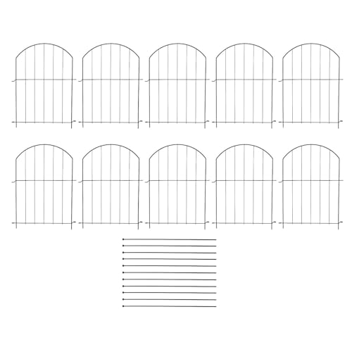HUSHUI Tierbarriere Zaun Eisen Robuste Dekorative Outdoor Hund Zaun Grenze für Garten Hof HUSHUI Tierbarriere Zaun Eisen Robuste Dekorative Outdoor Hund Zaun Grenze für Garten Hof von HUSHUI
