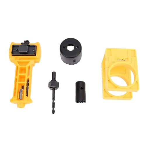 HUSHUI Türverriegelung Türschloss Installation Kit Loch Säge Mortiser-Werkzeug Gelb für 1-3/8in 1-3/4in Dicke Türen HUSHUI Türverriegelung Türschloss Installation Kit Loch Säge Mortiser-Werkzeug Gelb für 1-3/8in 1-3/4in Dicke Türen von HUSHUI