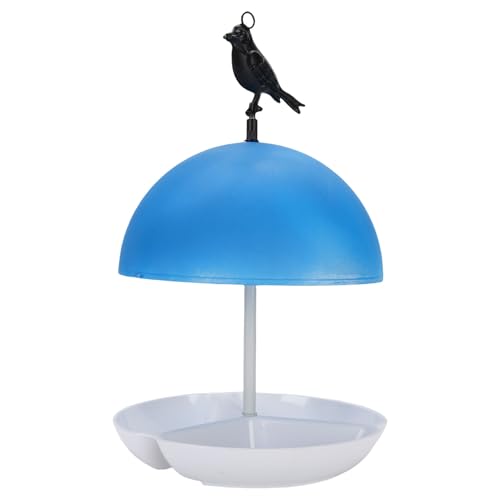 HUSHUI Vogelfutterlieber, Pilzform Dome Top Bird Feeder Tablett mit für den Garten Im Freien, Zieht Vögel an, Stabiles Bauchmuskeln von HUSHUI