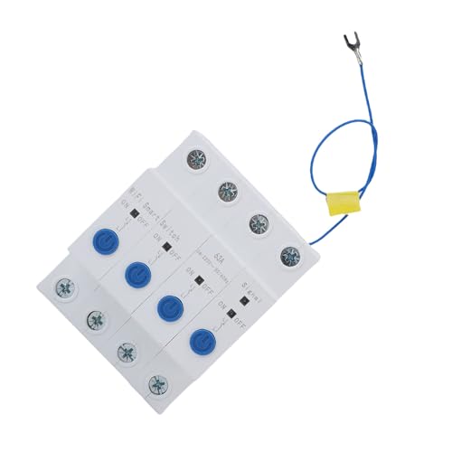HUSHUI WiFi Circuit Breaker App Fernbedienungssteuerung 4P Isoliertes Timing Smart Power Switch für Home Appliances 63A Bis zu 200 Kanäle von HUSHUI