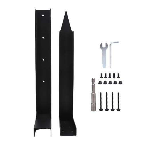 HUSHUI Zaunpfosten-Reparaturset, Robuster Zaunpfostenanker aus Kohlenstoffstahl, Erdspieß Zur Reparatur Geneigter, Gebrochener Holzstützen HUSHUI Zaunpfosten-Reparaturset, Robuster Zaunpfostenanker aus Kohlenstoffstahl, Erdspieß Zur Reparatur Geneigter, Gebrochener Holzstützen von HUSHUI