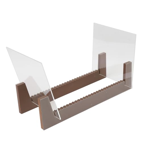 Rekordregal, Schwarzes Holz und Acryl -Retro -Plattenstand - Kratzfestes, Kompaktes LP -Speicherorganisator, Hält Bis zu 50 Datensätze Rekordregal, Schwarzes Holz und Acryl -Retro -Plattenstand - Kratzfestes, Kompaktes LP -Speicherorganisator, Hält Bis zu 50 Datensätze von HUSHUI