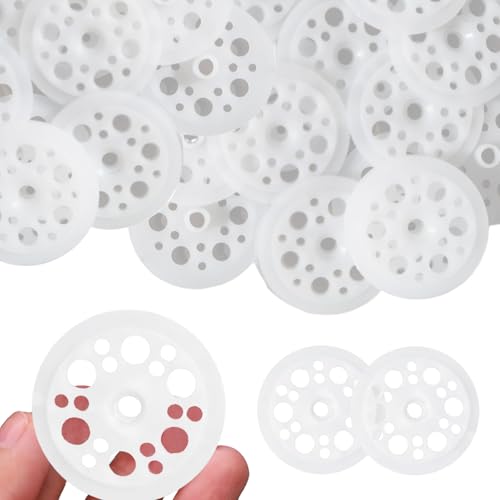 200 Stück Unterlegscheiben Kunststoff, 46mm Dämmstoffteller Unterlegplatten Kunststoff zur Befestigung und Unterstützung von Schaumstoff Dämmstoffteller 200 Stück Unterlegscheiben Kunststoff, 46mm Dämmstoffteller Unterlegplatten Kunststoff zur Befestigung und Unterstützung von Schaumstoff Dämmstoffteller von HUSOUE