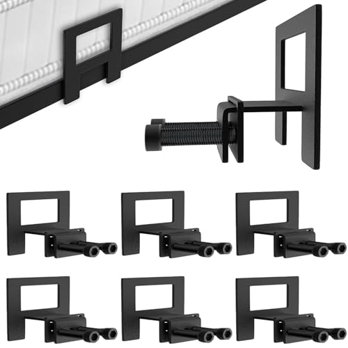 6 Stück Matratzenhalter Gegen Verrutschen, Matratzen Halterung Verstellbare Matratzen Rutschstopper Metall Bettrahmen Matratzenstopp mit Einfache Montage Schallwand für Heim 6 Stück Matratzenhalter Gegen Verrutschen, Matratzen Halterung Verstellbare Matratzen Rutschstopper Metall Bettrahmen Matratzenstopp mit Einfache Montage Schallwand für Heim von HUSOUE