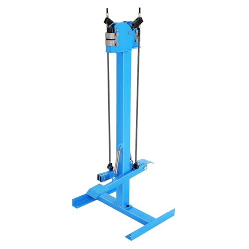 HUSPOO SS-18FD Metall-Schrumpf-Streckgerät mit Fußpedal, 2-in-1 Biegemaschine für 1,2mm Bleche, H-Rahmen-Design für Kfz-Restaurierung & Industriebedarf (2 Backen, Blau) von HUSPOO