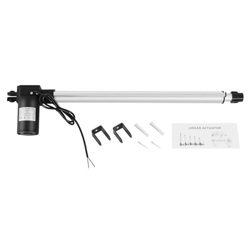 Linearantrieb 12V DC Actuator Antrieb Linearmotor, 6000N 500mm Max. Hub, IP44 Wasserdicht, Verstellantrieb für Elektronische, Medizinische, Elektrische Türöffner und Automatisier Ungsanwendungen von HUSPOO