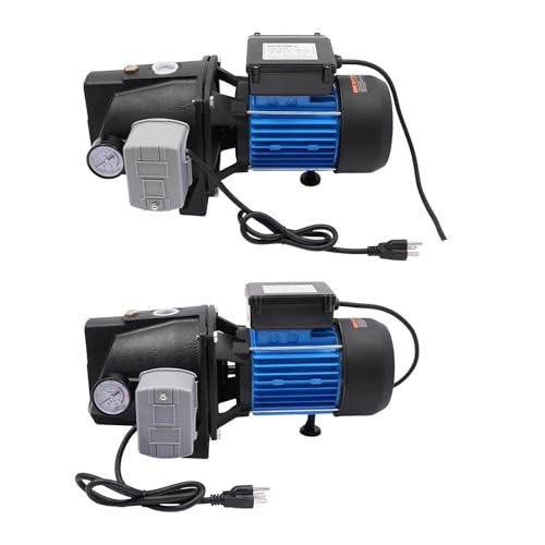 110V Well Water Pump With A Pressure Switch suitable For Home Water Supply, Agricultural Irrigation 0.75HP/1HP(US_0.75HP) von HUSXWKDQP