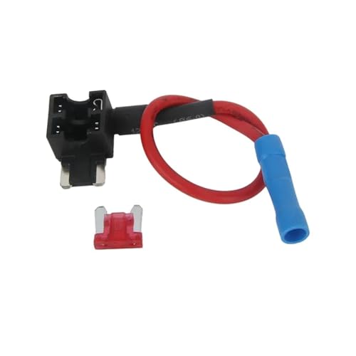 12V MINI SMALL MEDIUM Size Car Fuse Holder Add-a-circuit TAP Adapter with 10A Micro Mini Standard ATM Blade Fuse(Micro,10A) von HUSXWKDQP