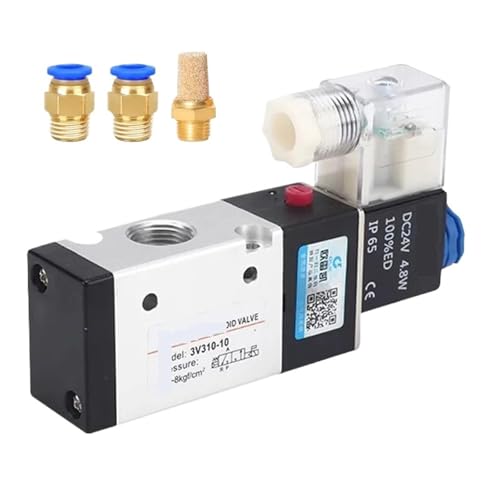 3V310-08-NO 3V310-08-NC 3V310-10-NO 3V310-10-NC Two Position Three Normally Open Normally Closed Pneumatic Solenoid Valve(4V310-10-NC PC6-03,AC220V) von HUSXWKDQP