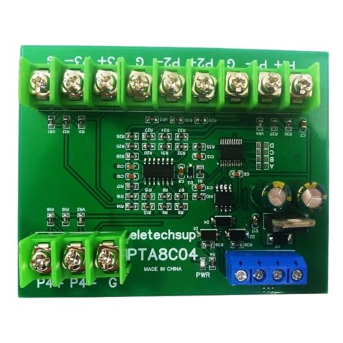 4ch 500 Celsius PT100 Thermocouple Emperature Sensor RS485 Temperature Sensor Module Board Paperless Recorder(B 12V with Rail Box) von HUSXWKDQP