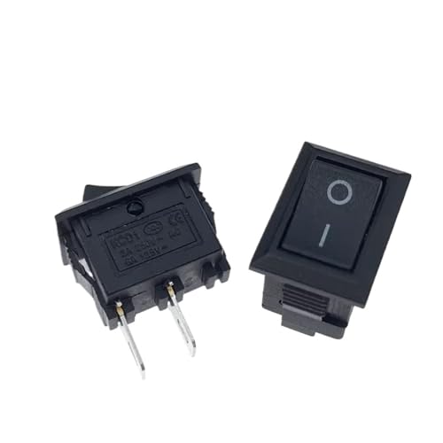 5/20/100Pcs 2Pins KCD1 Electrical Power Boat Shape SPST ON-OFF KCD11 Rocker Switch Toggle Switch(KCD11 10X15mm,5PCS) von HUSXWKDQP