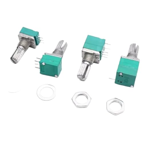 5pcs RV097NS RV097 B10K B20K B50K B100K B500K Audio Amplifier Volume Potentiometer 15mm Shaft 3/5/6/8Pin(B500K) von HUSXWKDQP