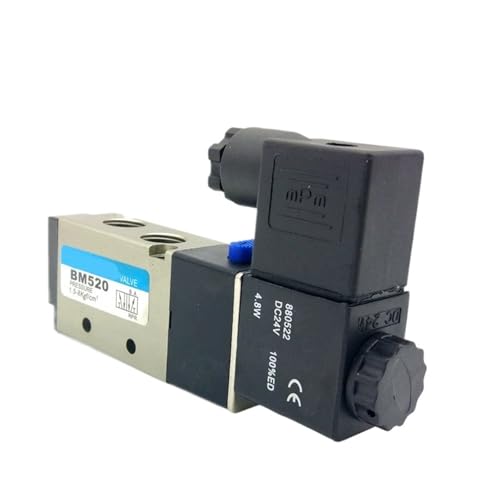 BM520 G1/4 Pneumatic Solenoid Valve Two Position Five Way Air Control Valve Single Coil Double Coil NBSANMINSE(BM520 02 G1-4 2-5Way,AC220V_2PCS) von HUSXWKDQP