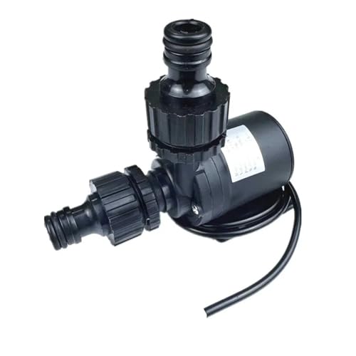 DC12V Water Pumps Lift 5M 800L/H Solar Brushless Motor Water Circulation 24V Water Pump Ultra Quiet Submersibles for Fountain(12V wire splice set) von HUSXWKDQP