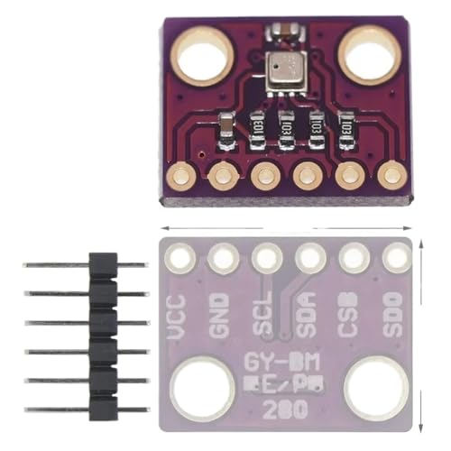 GY-BME280 3.3V 5V BMP280 Digital Sensor Temperature Barometric Air High Precision Atmospheric Pressure Module(BMP280 5V) von HUSXWKDQP