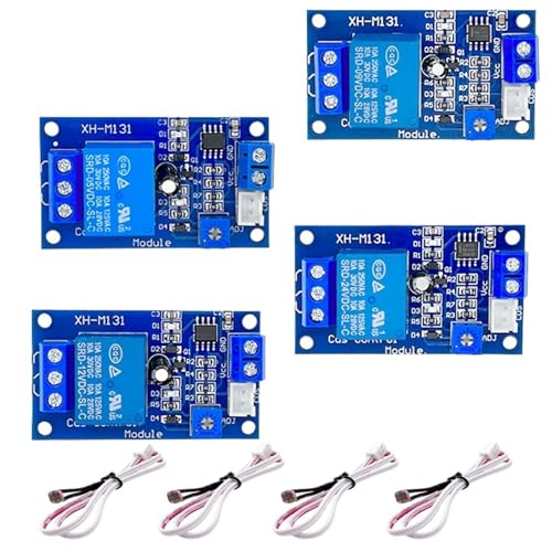 Light Control Switch Photoresistor Relay Module Detection Sensor 10A Brightness Automatic Control Module(DC 12V) von HUSXWKDQP