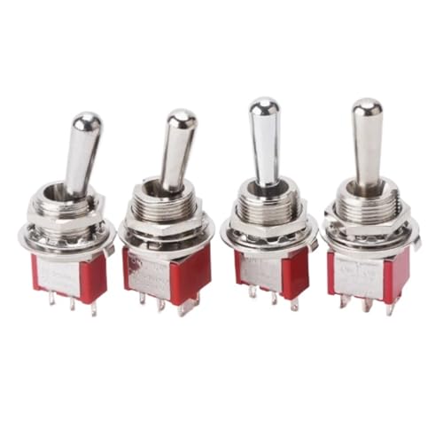 SH T80-T Series 12mm Panel Mount Mini Toggle Switch 5A 125VAC(12.5mm 3p on-on) von HUSXWKDQP