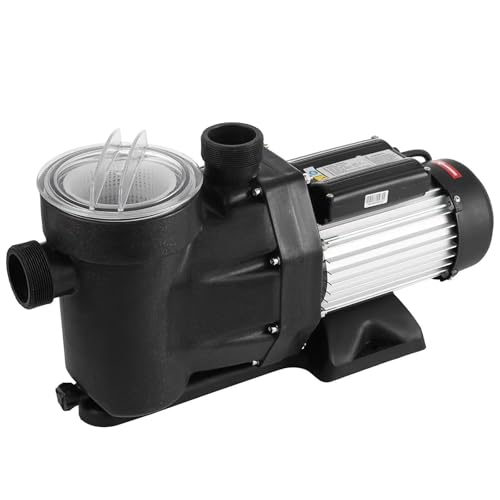 Swimming Pool Pump with Sand Filter High Flow 1.5HP-2.5HP Water Pump 1850W Hot Tub Marine Aquarium Pump for In/Above Ground Pool(110V 2.5HP) von HUSXWKDQP