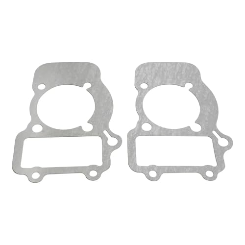 2 Stücke Motorrad Motor Zylinderfußdichtung Passend for YMH ROUTE 66 1998 90 VIRAGO 250 1995 07 V STAR 250 2008 19 XV250 98 20 Ersetzt Teile von HUTJWYN