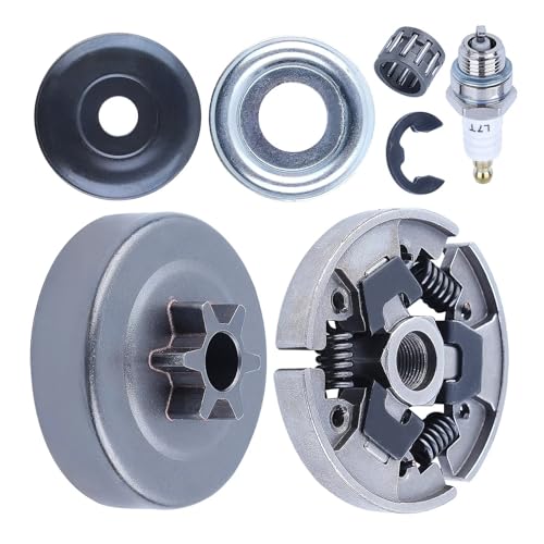 3/8 ”6T Kupplung Kettenrad Trommel Waschmaschine Nadellager Kit for MS170 MS180 018 017 Kettensäge Zündkerze Teil for 1121 162 1001 von HUTJWYN