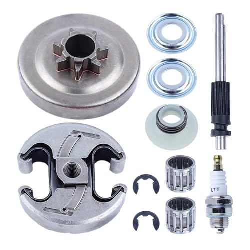 325" 7T Kupplungstrommel-Kit for 340 345 350 Kettensäge, Ersatzteile, Nadellageröl, Schneckengetriebeöler for 578097901 von HUTJWYN