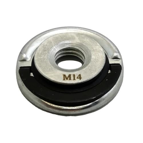 M14 Schnellspannflanschmutter Gewinde Winkelschleifer Selbstsichernde Pressplatte Schleifer for Winkelschleifer Klemmflansch(M14-A) von HUTJWYN