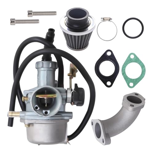 PZ22 Vergaser for 110cc 125cc 22mm Vergaser Ersetzen Kohlenhydrate Go Kart ATV Quad for 4 Takt 50 125cc Go Kart ATV von HUTJWYN