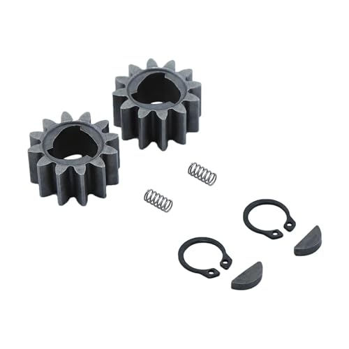 Rasenmäherteile 42661 VE2 800 Zahnräder 42672 VE2 800 Schlüssel Federn Clips for Antriebssatz Antriebszahnradsatz 12 Zähne von HUTJWYN