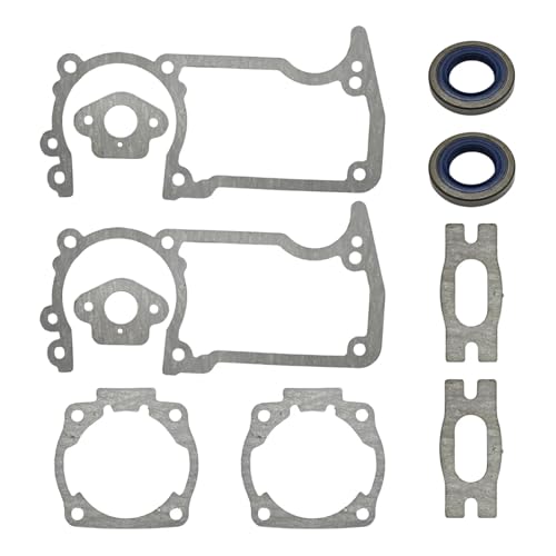 Zylinder Kurbelgehäuse Dichtung Öl Dichtung Set for 55 51 50 Rancher Kettensäge Carb Basis 501 76 18-02 Ersatzteil von HUTJWYN