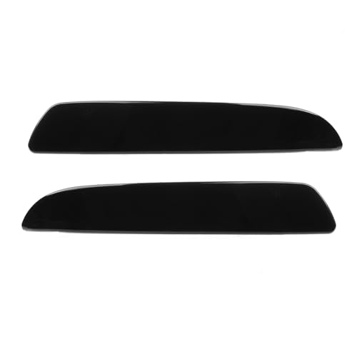 HUTMXK 2 Stück Auto Heckstoßstange Rot Schwarz Rauchglas Reflektor Kein Licht Links & Rechts Seite/Passend for X5 E70 2010-13(Noir) von HUTMXK