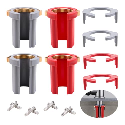 HUTRADE 4 Stück Befestigung Armatur 32mm Küchenarmatur Befestigungsmuttern Set,Wasserhahn-Kontermutter Verschluss für Zuhause Küche Badezimmer HUTRADE 4 Stück Befestigung Armatur 32mm Küchenarmatur Befestigungsmuttern Set,Wasserhahn-Kontermutter Verschluss für Zuhause Küche Badezimmer von HUTRADE
