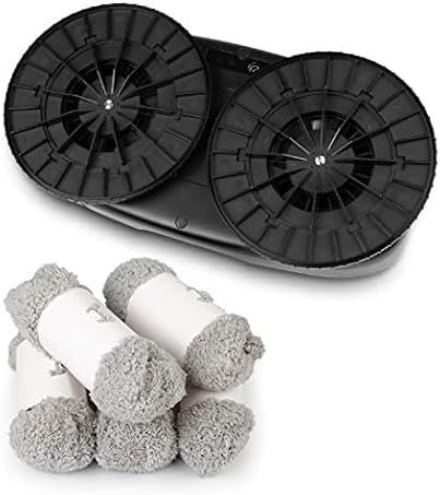HUTT 10 Stück, 5 Paar Lappen DDC55 C6 Fensterputzroboter, Saugroboter Elektrisch Roboter Fensterreiniger 3800Pa Roboter Staubsauger Bodenreinigung von HUTT
