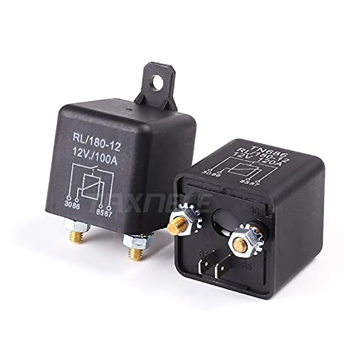 1 STÜCK Hochstromrelais Startrelais 200 A 100 A 12 V / 24 V Power Automotive Starkstrom-Startrelais Autorelais(200A 12V) von HUUOQIWY