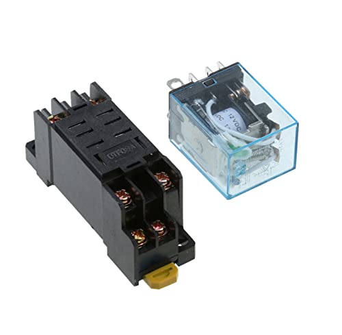 AC/DC12V 24V 36V 48V 110V 220V 10A 8PIN Spulenleistungsrelais LY2NJ HH62P HHC68A-2Z mit Sockel AC/DC12V 24V 36V 48V 110V 220V 10A 8PIN Spulenleistungsrelais LY2NJ HH62P HHC68A-2Z mit Sockel von HUUOQIWY