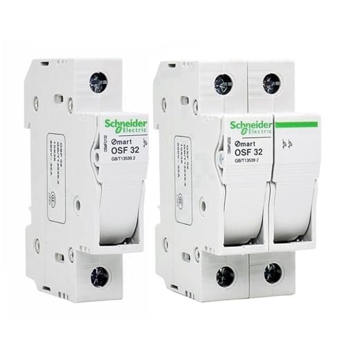 HUUOQIWY Sicherungssockel OSMFU232 OSF32 2P 1P 10x38 1A-32A Sicherung OSF 32(32a Fuse) von HUUOQIWY