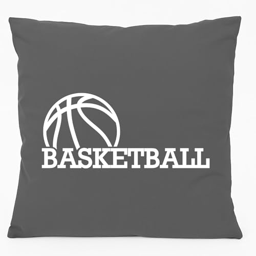 Huuraa Sofakissen Basketball Ball Geschenk 40x40cm mit Füllung Steel Grey Baumwolle Basketball Mitbringsel Huuraa Sofakissen Basketball Ball Geschenk 40x40cm mit Füllung Steel Grey Baumwolle Basketball Mitbringsel von Huuraa