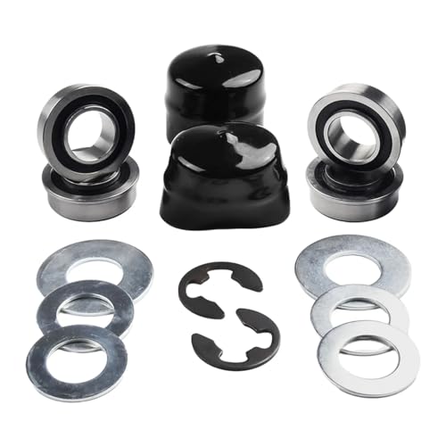 HUVNEXA 1 Set neuer Umrüstsatz for Vorderradbuchse und Lager, Ersatz for Husqvarna, 532009040 9040H Rasenmäherzubehör Rasenmäherteile von HUVNEXA