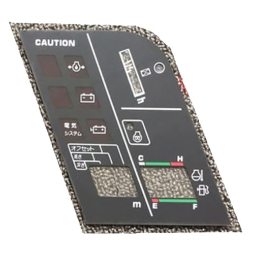 HUVNEXA 1 Stück, for Komatsu, 60 7 120/200 6 Shell Intrument Diplay Screen Äußere dekorative Platte Armaturenbrettabdeckung für Bagger(No.4) von HUVNEXA