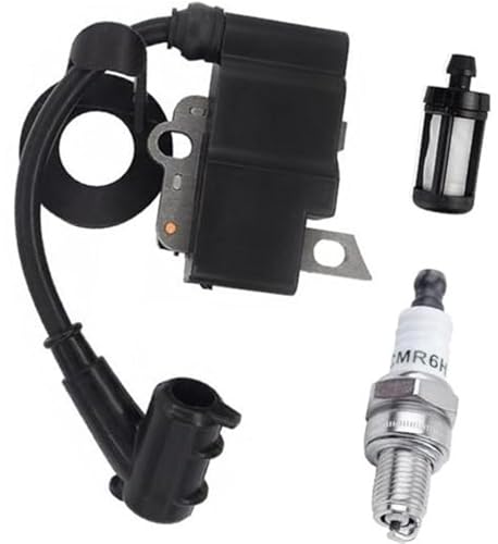 HUVNEXA 1139 400 1307 Zündspule kompatibel, for STIHL, MS171 MS181 MS181C MS211 MS211C Kettensäge, ersetzt 1139-400-1307, mit Zündkerze Kraftstofffilter von HUVNEXA