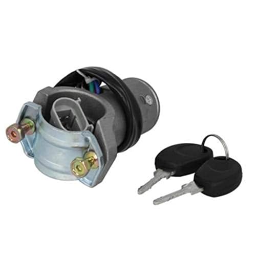 HUVNEXA 2992551 2991727 Zündschlossschlüssel Zündschloss Zylinder Türschloss Zylinder Türschlosssatz, for IVECO, Daily 2000-2006 (Farbe: 9 Stück) Autotürschlossriegel(BLACK 3 Pcs) von HUVNEXA