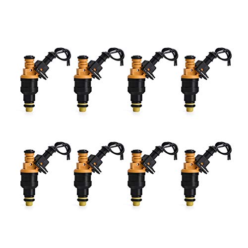 HUVNEXA 8 STÜCKE 0280150943 Kraftstoffinjektor EV1 Injektorstecker, for Ford, for Mustang, Excursion Expedition Crown Victoria 4.6L 5.0L .4L .8L(With plug) von HUVNEXA