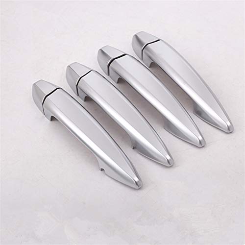 HUVNEXA 8 Stück Autotürgriffabdeckungen Verkleidungen Rahmendekoration, for, 2er F45 X1 F48 X5 F15 X6 F16 Außenzubehör Türklinkenleisten Autotürgriffabdeckung(Silver Matte) von HUVNEXA
