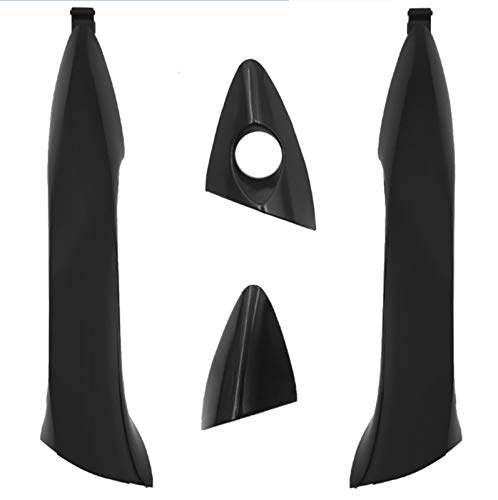 HUVNEXA ABS Auto-Außentürgriff, for HYUNDAI, for Elantra, links rechts vorne hinten schwarz Auto außen 82651-3X010 Autotürgriffabdeckung(Front Left and Right) von HUVNEXA