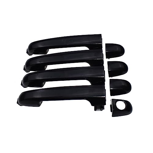 HUVNEXA Äußere Außentürgriffe 2007 2008 2009 2011 2012, for HYUNDAI, for Elantra, vorne hinten 826512H000 826512H000CA 826612H000 Autotürgriffabdeckung(Set 4pcs 1 keyhole) von HUVNEXA