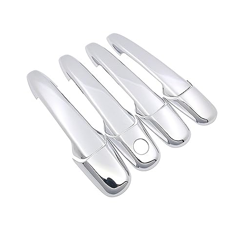 HUVNEXA For Ford, for Fusion SE Sport 2006 2007 2008 2009 2010 2011 2012 Luxuriou Chrom Türgriffabdeckung Zierleiste Autokappensatz Zubehör ABS Autotürgriffabdeckung(Handle 4 Door) von HUVNEXA