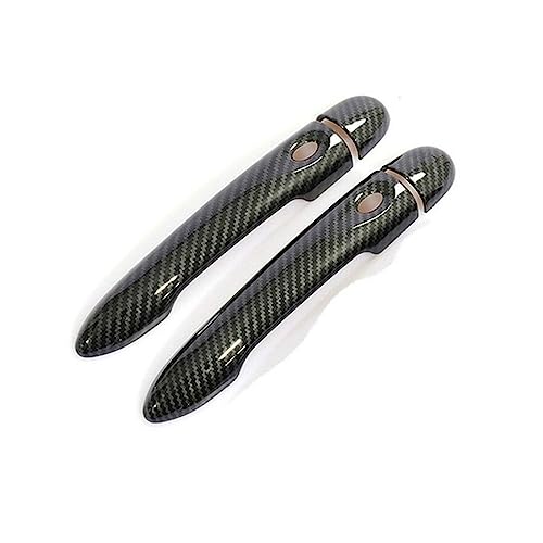 HUVNEXA For Renault, Clio IV Clio 4 Lutecia 2012 2013 2014 2015 2016 2017 2018 2019 Carbon Faser Auto Türgriff Abdeckung Zubehör Autotürgriffabdeckung(2Dr no key 2 buttons) von HUVNEXA