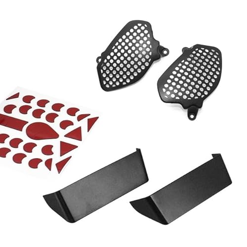 HUVNEXA TFT Peaks Hat Sonnenblende Messgeräteabdeckung, for, Tracer 9 9GT Tracer9 GT Tracer9gt 2021- ABS Nebelscheinwerfer Unterer Scheinwerferschutz(Combination) von HUVNEXA