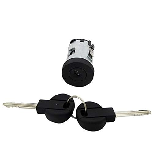 HUVNEXA Türschlosszylinder-Set 9170.AY 4162C9, for Fiat, Scudo, for Citroen, XM Xantia Synergie Dispatch Jumpy 1995-2007 (Farbe: 2-teiliges Zylinderschloss) Autotürschlossriegel(BLACK 1pc Barrel) von HUVNEXA